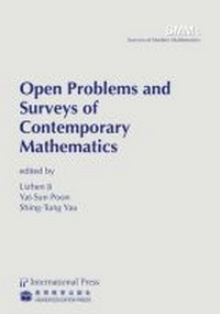 Enlarge image Cover: Open Problems and Surveys of Contemporary Mathematics - International Press of Boston Inc