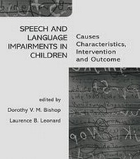 Abbildung von: Speech and Language Impairments in Children - Psychology Press Ltd