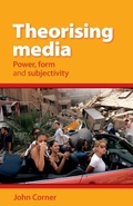 Cover: Theorising Media - Manchester University Press