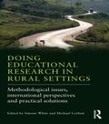 Cover: Doing Educational Research in Rural Settings - Routledge