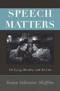 Cover: Speech Matters - Princeton University Press