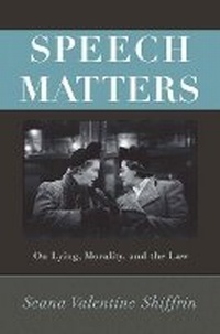 Enlarge image Cover: Speech Matters - Princeton University Press