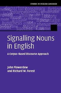 Enlarge image Cover: Signalling Nouns in English - Cambridge University Press