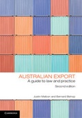Cover: Australian Export - Cambridge University Press