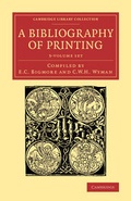 Cover: A Bibliography of Printing 3 Volume Set - Cambridge University Press