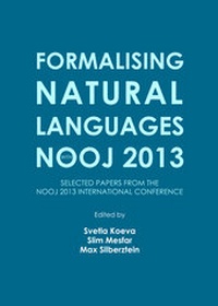 Abbildung von: Formalising Natural Languages with NooJ 2013 - Cambridge Scholars Publishing