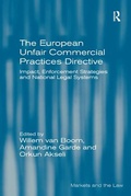 Cover: The European Unfair Commercial Practices Directive - Routledge