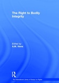 Cover: The Right to Bodily Integrity - Routledge