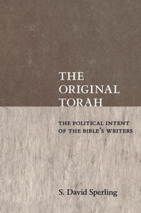 Enlarge image Cover: The Original Torah - New York University Press