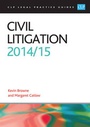Cover: Civil Litigation 2014/2015 - College of Law Publishing