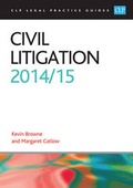 Cover: Civil Litigation 2014/2015 - College of Law Publishing