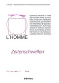 Cover: Zeitenschwellen - B&ouml;hlau
