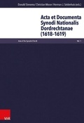 Cover: Acta of the Synod of Dordt - Vandenhoeck & Ruprecht