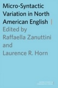 Enlarge image Cover: Micro-Syntactic Variation in North American English - OUP eBook