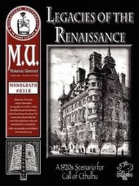 Enlarge image Cover: Legacies of the Renaissance - Chaosium