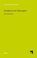 Cover: Disziplinen der Philosophie - Meiner