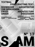 Cover: S AM 13 - Textbau/Consulting - Christoph Merian Verlag