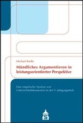Cover: M&uuml;ndliches Argumentieren in leistungsorientierter Perspektive - Schneider Hohengehren