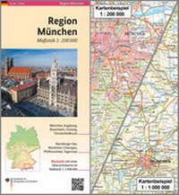 Abbildung von: Region München - Bundesamt f. Kartographie u. Geodäsie