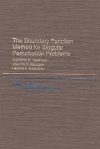 Enlarge image Cover: The Boundary Function Method for Singular Perturbation Problems - Society for Industrial & Applied Mathematics,U.S.