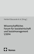 Cover: Wissenschaftliches Forum f&uuml;r Sozialwirtschaft und Sozialmanagement 1/2014 - Nomos
