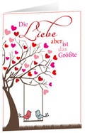 Cover: CD-Geschenk-Card: Die Liebe aber ist das Gr&ouml;&szlig;te - Gerth Medien