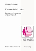Cover: L'ennemi de la mort - Peter Lang Verlag