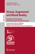 Cover: Virtual, Augmented and Mixed Reality: Designing and Developing Augmented and Virtual Environments - Springer