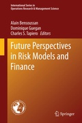 Cover: Future Perspectives in Risk Models and Finance - Springer