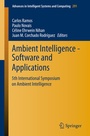 Cover: Ambient Intelligence - Software and Applications - Springer