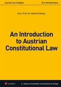 Cover: An Introduction to Austrian Constitutional Law - LexisNexis Verlag ARD ORAC GmbH