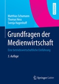 Cover: Grundfragen der Medienwirtschaft - Springer Gabler
