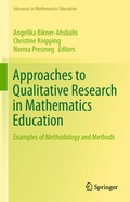 Cover: Approaches to Qualitative Research in Mathematics Education - Springer