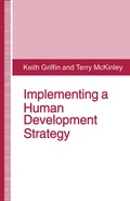 Cover: Implementing a Human Development Strategy - Palgrave Macmillan