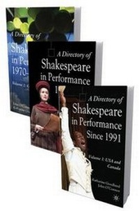 Enlarge image Cover: A Directory of Shakespeare in Performance: v. 1-3 - Palgrave Macmillan