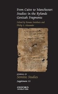 Cover: From Cairo to Manchester: Studies in the Rylands Genizah Fragments - Oxford University Press