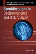Cover: Breakthroughs in Decision Science and Risk Analysis - Wiley