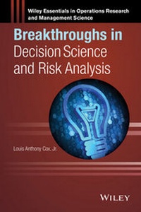 Enlarge image Cover: Breakthroughs in Decision Science and Risk Analysis - Wiley