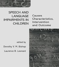 Cover: Speech and Language Impairments in Children - Psychology Press Ltd
