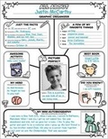 Cover: Graphic Organizer Posters: All-About-Me Web: Grades 3-6 - Scholastic US