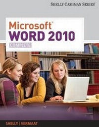 Enlarge image Cover: MicrosoftA (R) Word 2010 - Course Technology Inc