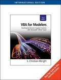 Cover: VBA for Modelers - South-Western College Publishing