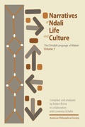 Cover: Grammatical Sketch of Chindali - American Philosophical Society Press