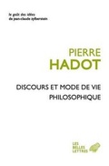 Cover: Discours Et Mode de Vie Philosophique - Les Belles Lettres