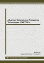 Cover: Advanced Materials and Processing Technologies: IFMPT 2014 - Trans Tech Publications Ltd