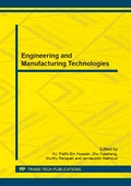 Cover: Engineering and Manufacturing Technologies - Trans Tech Publications Ltd