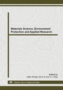 Cover: Materials Science, Environment Protection and Applied Research - Trans Tech Publications Ltd