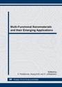 Cover: Multi-Functional Nanomaterials and their Emerging Applications - Trans Tech Publications Ltd