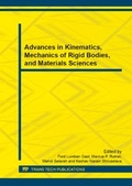 Cover: Advances in Kinematics, Mechanics of Rigid Bodies, and Materials Sciences - Trans Tech Publications Ltd