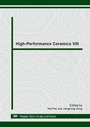 Cover: High-Performance Ceramics VIII - Trans Tech Publications Ltd